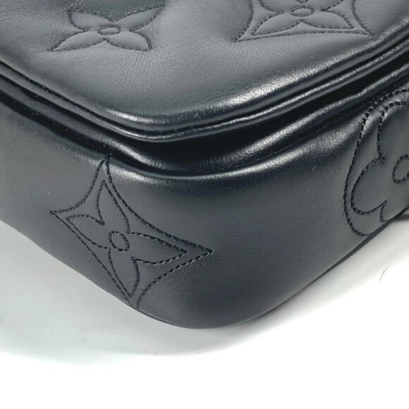 LOUIS VUITTON M81398 Monogram bubblegram wallet strap Crossbody Clutch 2WAY Bag - Picture 4 of 16